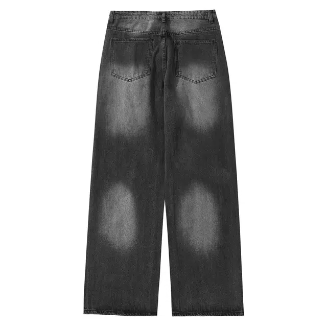 巴塞罗那足球俱乐部 美式潮牌复古宽松直筒百搭舒适长裤日常通勤阔腿休闲简约字母印花牛仔裤 男女同款