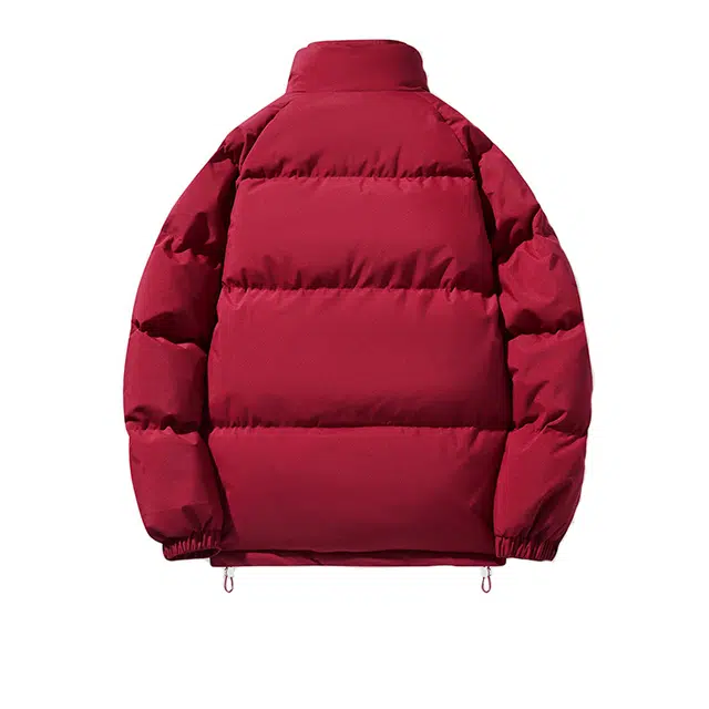 太子龍 港风潮流时尚假两件连帽棉衣立领面包服保暖加厚青少年棉袄外套上衣棉服 男女同款