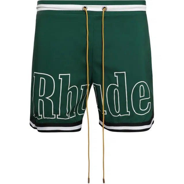 RHUDE Basketball Pants Green