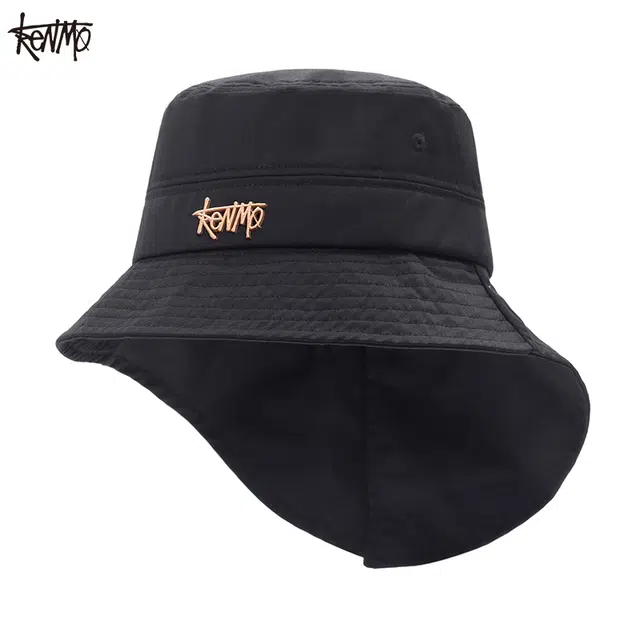 肯默 时尚燕尾遮阳防晒 仿天丝棉 渔夫帽 男女同款情侣款