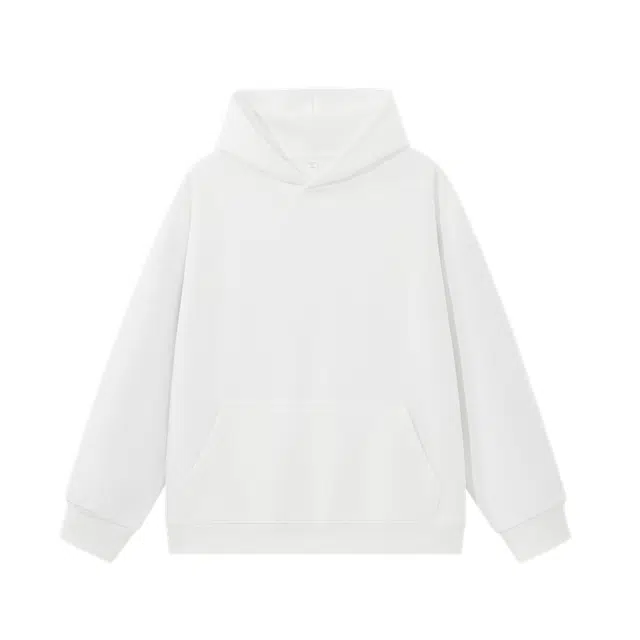 海尔斯 纯色休闲户外运动长袖宽松连帽卫衣 男女同款