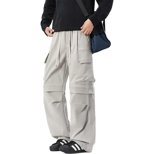 海尔斯 美式时尚复古运动舒适工装裤 男款