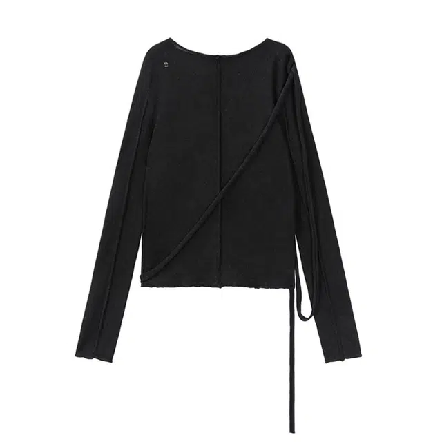 TREEMINGBIRD Alpaca String Pin Tuck Knit