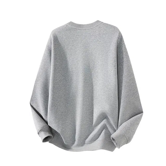 特斯型 秋冬季男卫衣潮牌高街复古圆领套头宽松休闲百搭上衣 男款