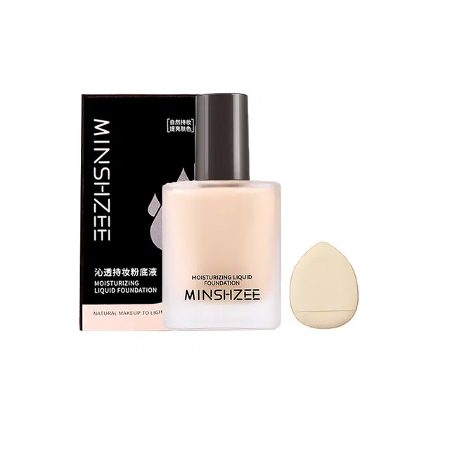 茗希芝 沁透持妆粉底液 清透保湿持久遮瑕自然妆效 服帖