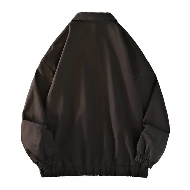 棉基因 冬季重工老钱风防风飞行员纯色欧美高街情侣款洋气底特律上衣短款潮酷痞帅韩系女穿搭运动户外登山中长款男装夹克外套 男女同款