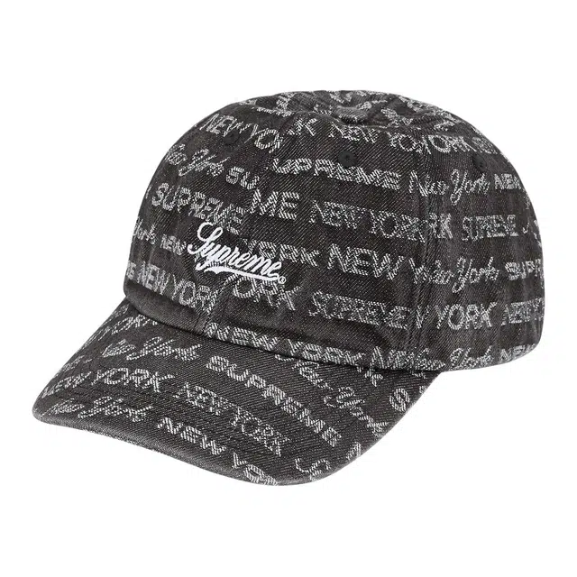Supreme Jacquard Denim 6-Panel