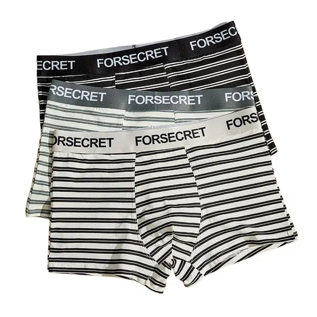 潞优野 轻奢高端品质高级感男士裤纯棉男生宽松透气短裤头短裤衩平角内裤 男款