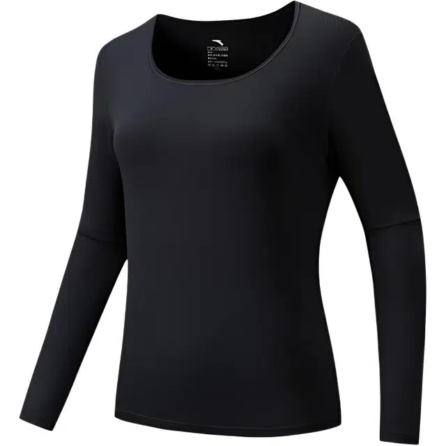 超级安踏 套头纯色舒适百搭长袖保暖上装 女款