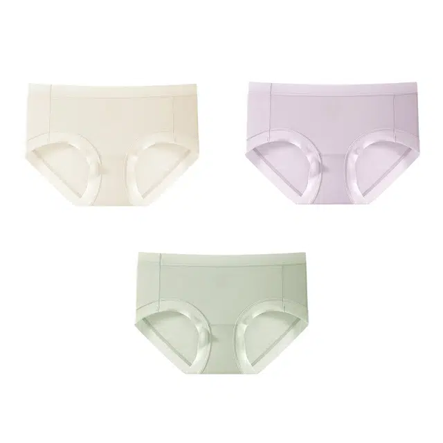 皇室品轩 无痕莫代尔奶皮抗菌女士舒适透气运动隐形女速干防走光 三角内裤 女款