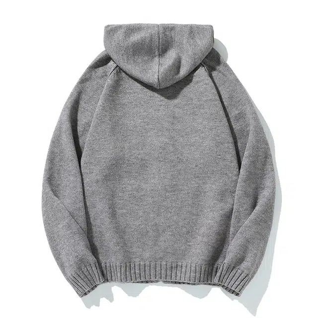 棉基因 针织外套清新森系肌理感毛线衣厚实内搭休闲运动氛围感职场通勤极简风女装高街美式亲肤打底衣松弛感青少年学院风毛衣 男女同款