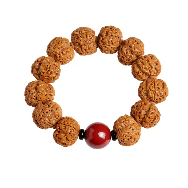 茂琼 新中式国潮国风文玩念珠转运珠六瓣文玩佛珠手持盘玩小众文雅时尚个性高级文玩 金刚菩提 手串 男女同款情侣款