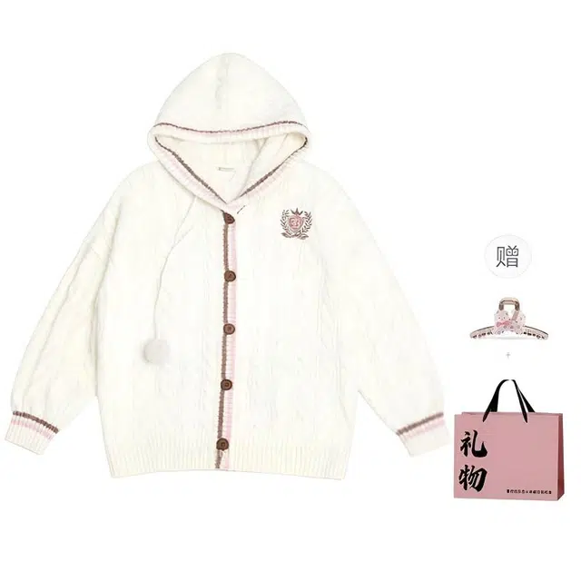 柏黛妃 舒适时尚简约长袖针织衫 女款