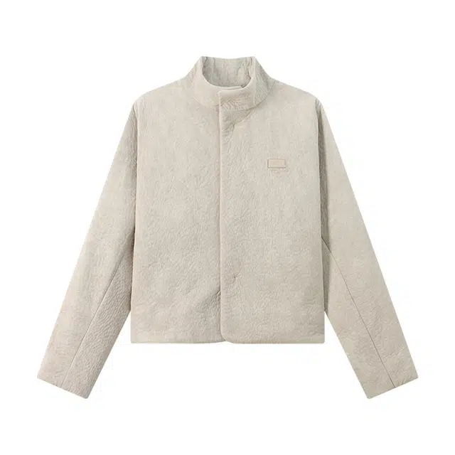 江南先生 流浪者之歌 挺阔复古纹理顺质感外套闲百搭宽松夹克 男女同款