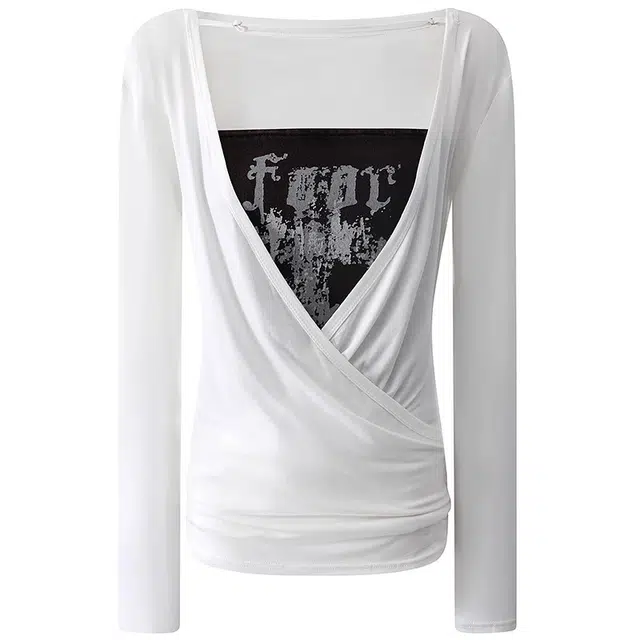 小卷要加油 慵懒风上衣时尚套装女辣妹穿搭防晒罩衫字母印花吊带抹胸两件套 女款