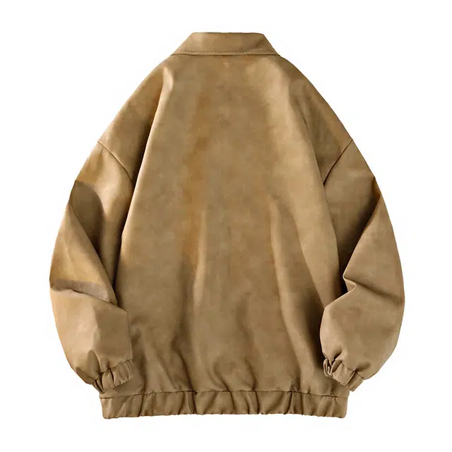 棉基因 冬季重工美拉德皮开衫套老钱风欧美高街情侣款洋气底特律上衣短款潮酷痞帅韩系女穿搭运动户外登山中长款男装夹克外套 男女同款