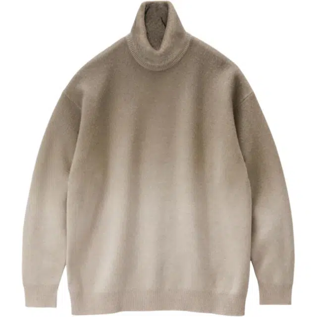 Graphpaper FW25 Gradient Dyed Wool High Neck Knit