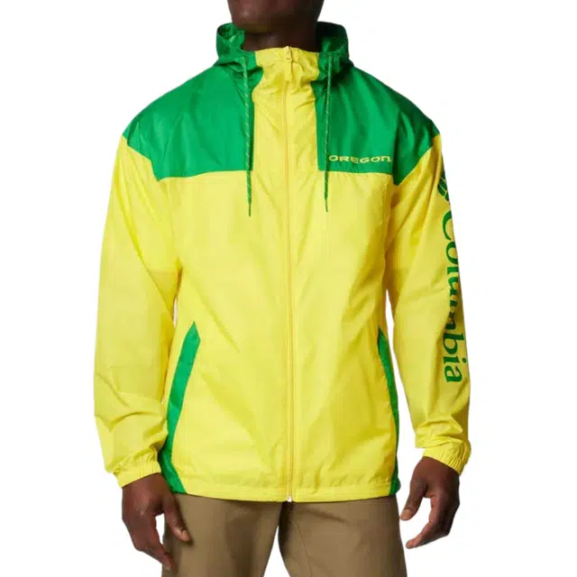Columbia Windbreaker - Oregon Collegiate Flash ChallengerII Omni-Shade