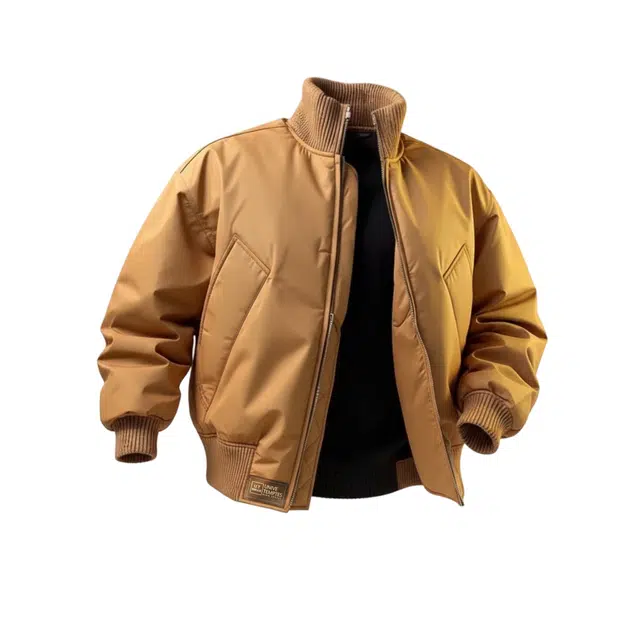 物质公式 美式复古高街巴恩风反缝口袋宽松百搭立领加厚抗寒保暖防风防水户外运动面包服外套休闲潮流高级感多巴胺工装短款羽绒服 男女同款