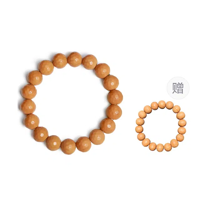 梨云暮雪 【精选极品款】收藏级钻石刻面 手感舒适  精雕细琢  归圆度高  干净一体料子 猴头核桃 手串 男女同款情侣款