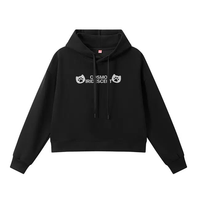 都市丽人 美式复古运动风街头时尚日常通勤休闲慵懒宽松舒适潮流百搭纯色长袖连帽卫衣打底衣 女款