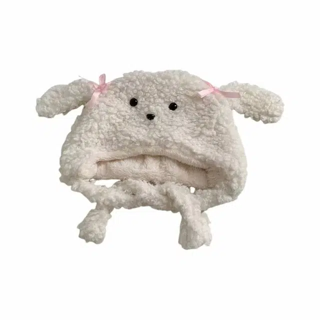 恩僾德 加厚保暖百搭显脸小 聚酯纤维 绒线帽 男女同款情侣款