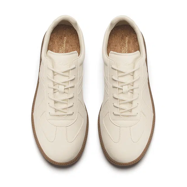 MATNUT Vintage Casual Leather Shoes White