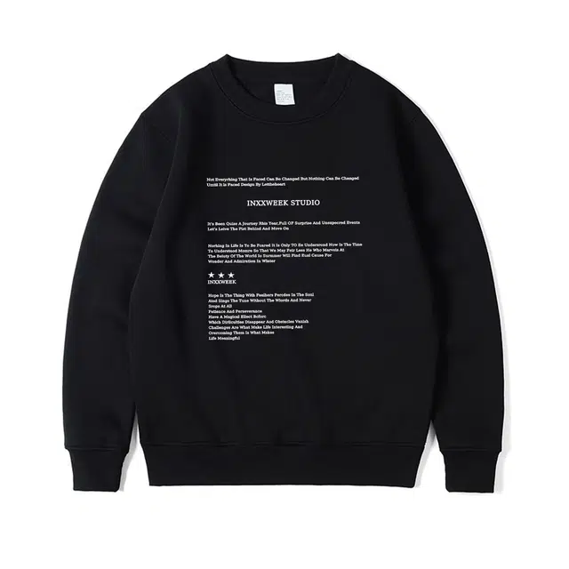 莫代尔 秋冬个性百搭亲肤慵懒舒适时尚轻盈嘻哈街头风长袖潮流卫衣打底衣 男女同款