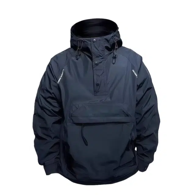 半空山 美式高街机能风战术防风防水冲锋衣多功能工装连帽外套休闲宽松时尚潮流百搭户外运动高级感防寒夹克 男女同款