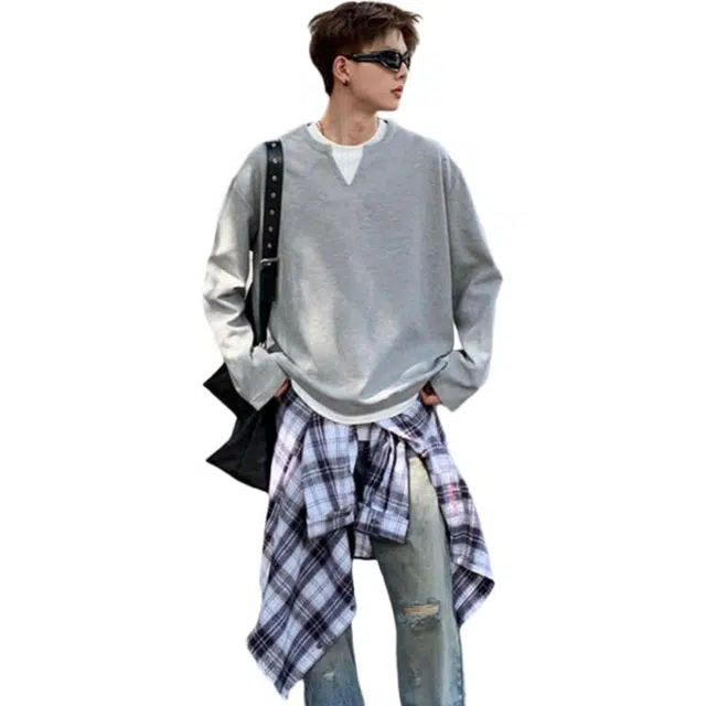 单爵 秋季美式打底衫高级感痞帅卫衣 男女同款