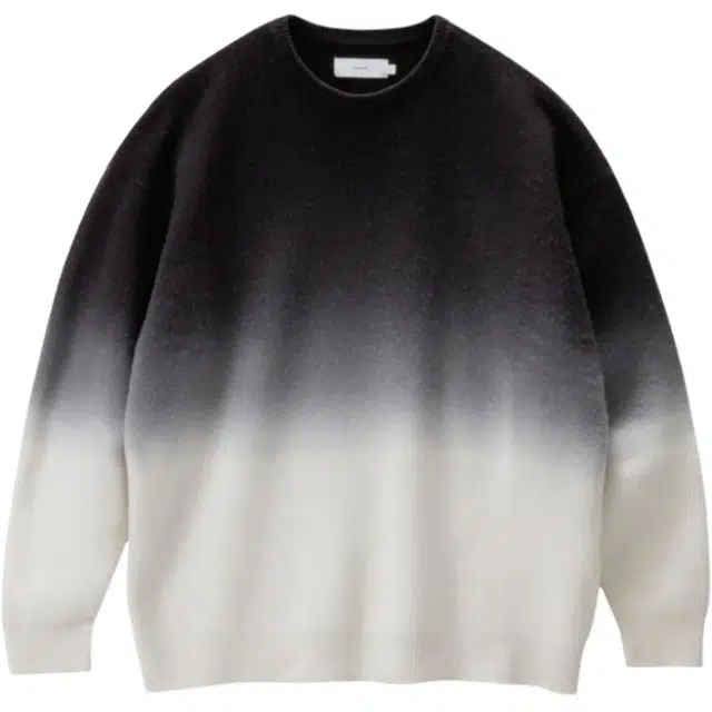 Graphpaper FW25 Gradient Dyed Wool Crew Neck Knit