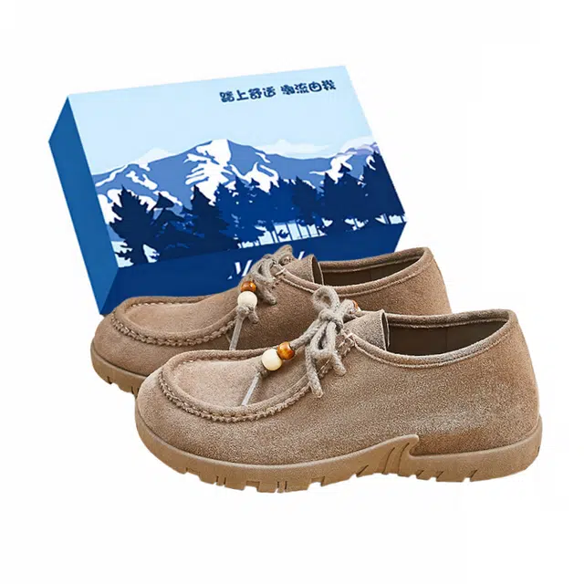 小鹿米利 时尚复古博肯鞋软底 减震包裹性耐磨轻便透气 低帮 生活休闲鞋 女