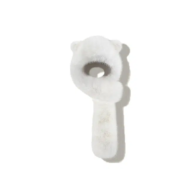 【冬日必入~巨保暖】 攸委 可爱小熊耳朵毛绒帽子围巾一体秋冬季加厚加绒防寒 涤纶 学生骑车围脖毛茸茸护耳帽斗篷帽 男女同款情侣款