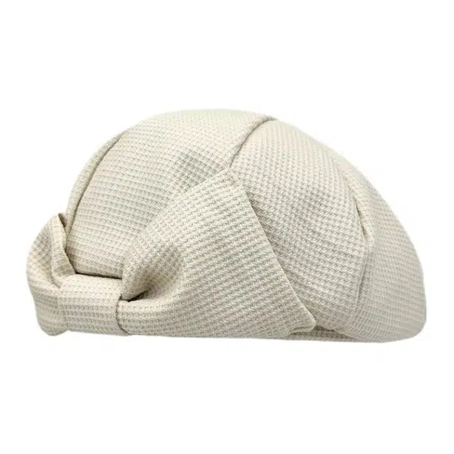 杨同学 韩版蝴蝶结甜美时尚百搭画家帽 涤纶 贝雷帽 女款 奶白/米色/黑色