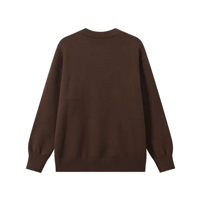 江南先生 流浪者之歌 慵懒感柔软舒适圆领仿貂毛提花钉珠宽松外穿百搭秋毛衣 男女同款