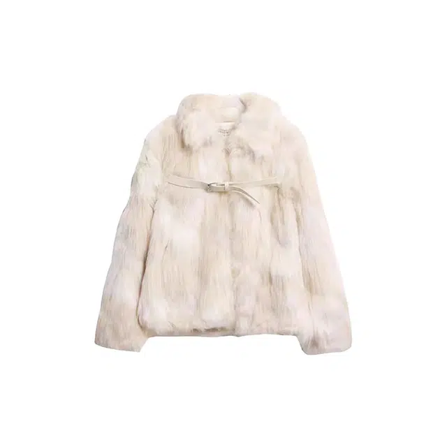 敲模女孩 甜酷风时尚复古轻奢高级感潮流保暖外套皮草 女款