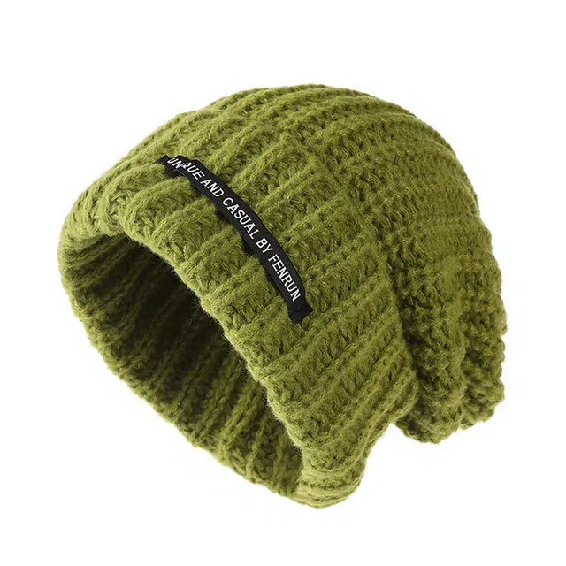 浪莎 日系潮流简约纯色轻奢高级感百搭秋冬季保暖时尚户外休闲 腈纶 绒线帽 男女同款情侣款