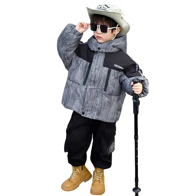 俞兆林棉衣 时尚酷帅扎染保暖舒适锁温防风防寒轻盈 中小童