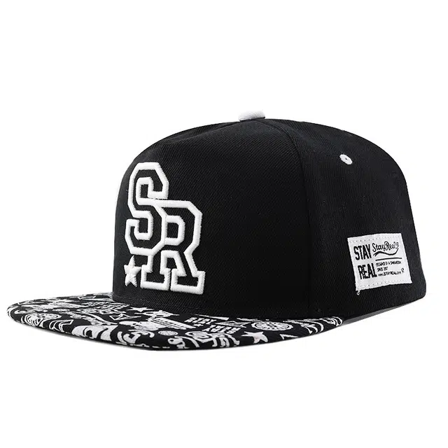 艾佳微 字母时尚青春嘻哈帽 户外运动遮阳帽 百搭街头潮流 腈纶 棒球帽 男女同款情侣款