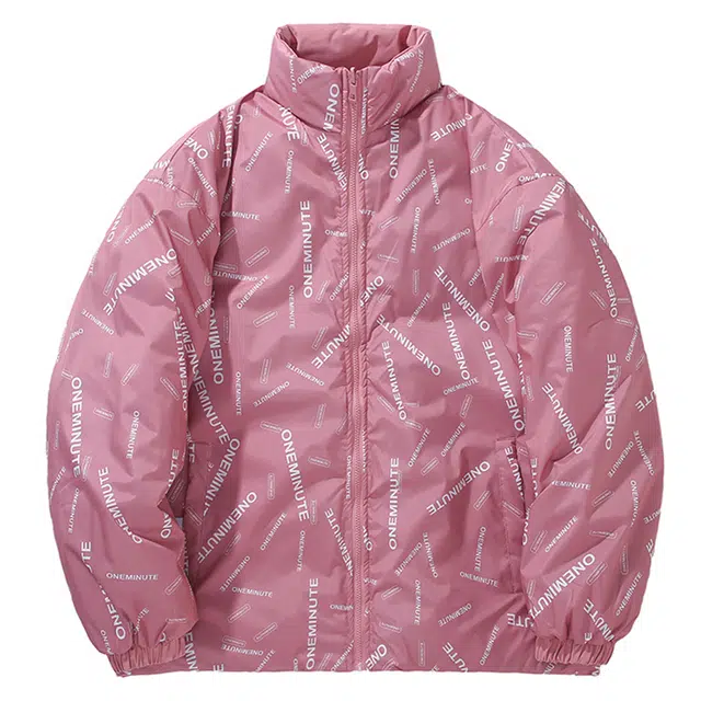 左岸 美式高街时尚潮流百搭双面穿棉衣立领保暖外套收口袖棉袄青少年学院风港风潮牌棉服 男女同款