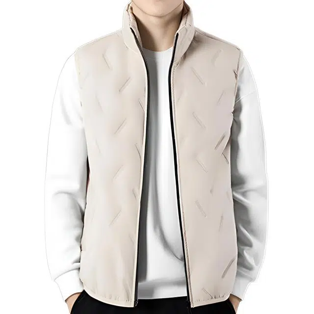 左岸 美式青少年秋冬立领加绒加厚开衬外套宽松舒适百搭时尚潮流小众学院风港风潮牌马甲 男款