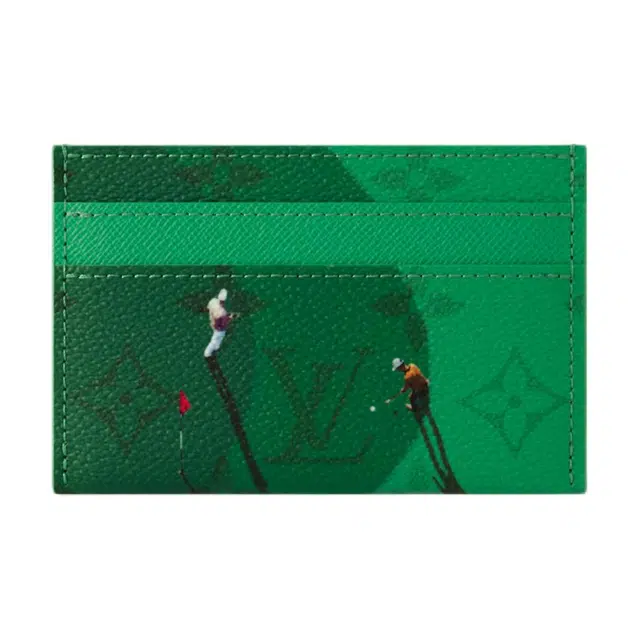 Louis Vuitton Card Holder Green