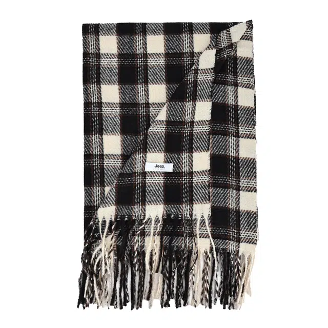 Jeep Tassel Houndstooth Scarf