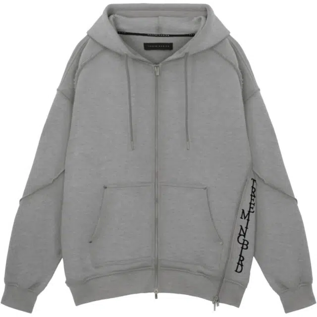 TREEMINGBIRD Zipper Finishing Sweat Hoodie Zip-up