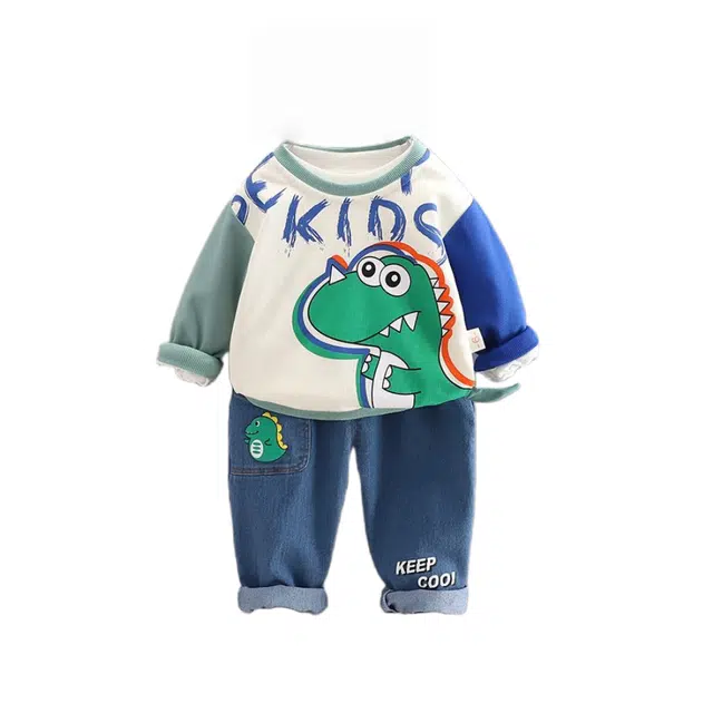 吉姆沃克休闲运动套装 儿童宝宝春秋洋气衣服小童帅气秋季痞帅童装