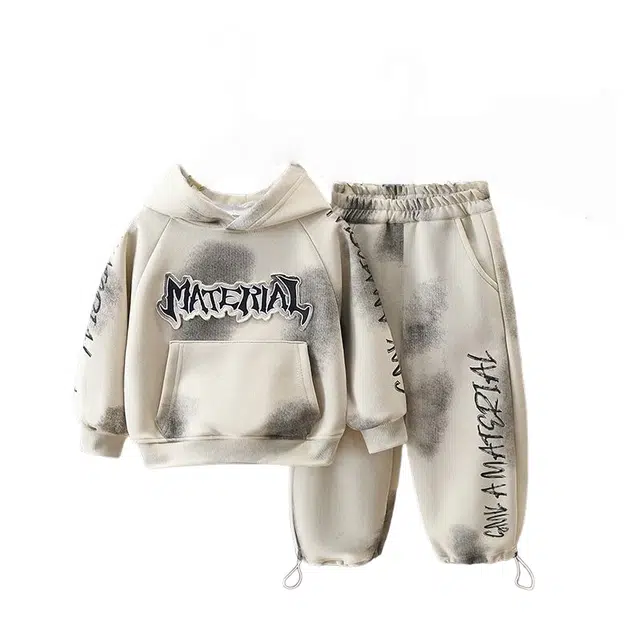 吉姆沃克休闲运动套装 童装衣服宝宝春秋季连帽卫衣两件套