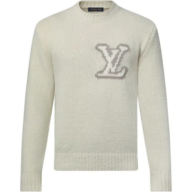 Louis Vuitton SS26 Logo Embroidered Sweater