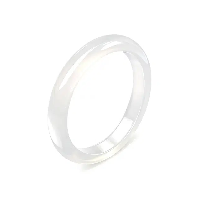 眰恦 温润白月光  晶莹剔透 温婉可人 一步一响新中式古风玉镯天然 玉髓 手镯 女款