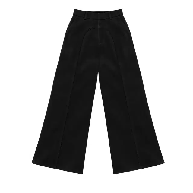 TREEMINGBIRD FWAW25 Suede Piping Pants Classic Set-up