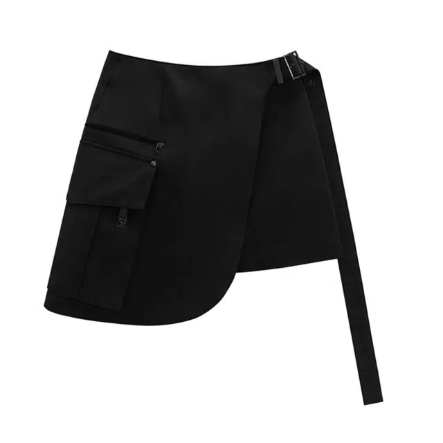 TREEMINGBIRD Cargo Layered Mini Skirt